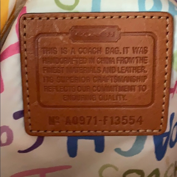 Authentic Coach backpack - Picture 4 of 5